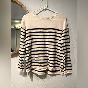 H&M Woman Stripes Sweater with Back Zipper